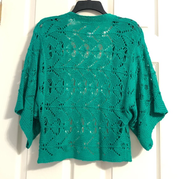 A La Carte Green Women’s Cardigan - Picture 2 of 5